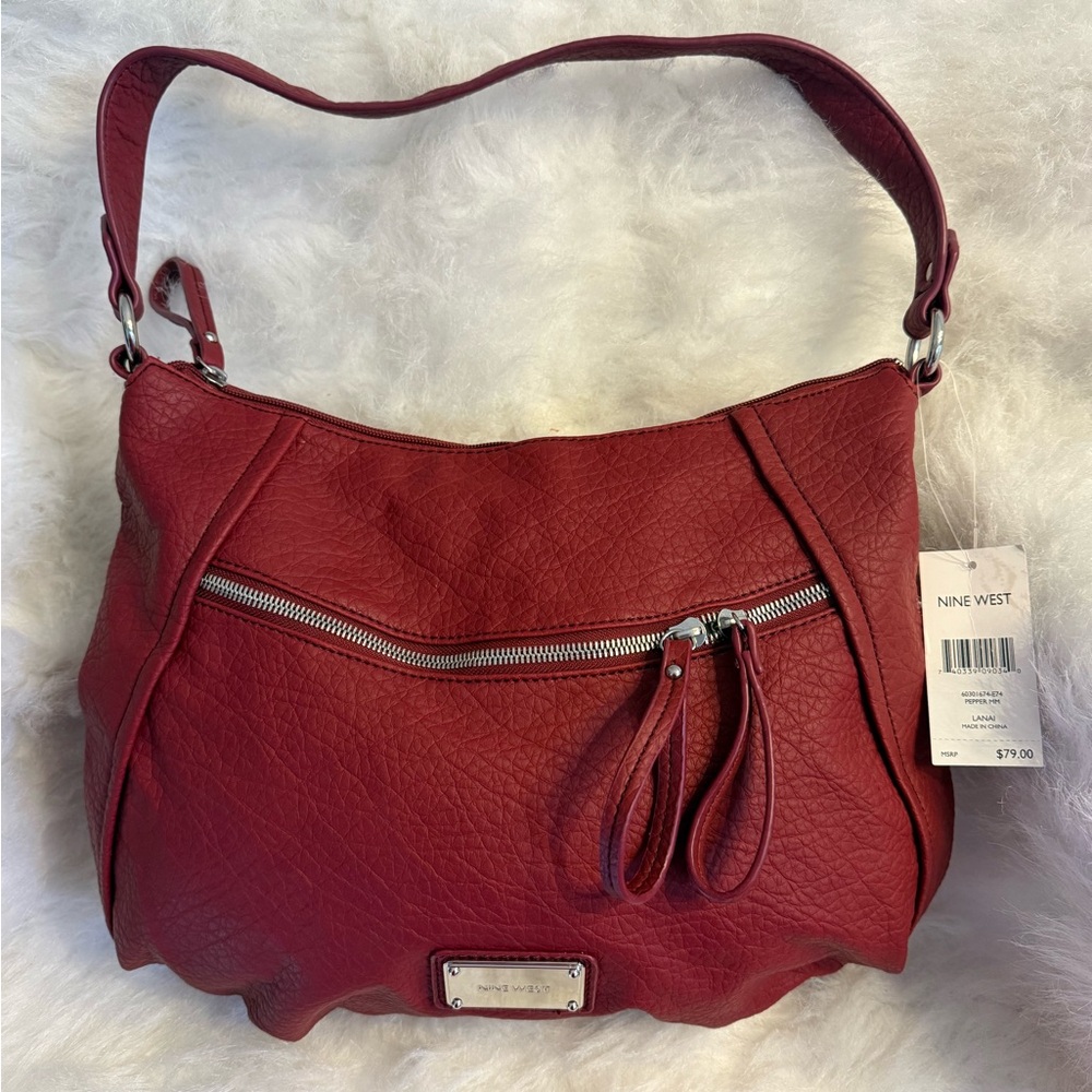 Nine West Burgundy Shoulder Bag